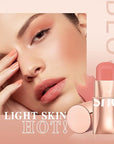 Blush Stick for Cheeks Makeup,Waterproof Cream Blush Face