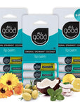 All Good Organic SPF15 Lip Balm - Hydrating Lip Care with Olive Oil, Beeswax, Calendula, Lavender, Vitamin E - Lip Moisturizer with Zinc Oxide Protection - Original, Spearmint & Coconut (9-pack)