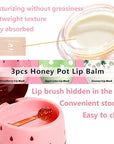 3 PCS Bee Lip Balm Honey Wrinkle