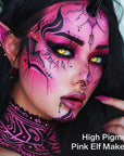 UCANBE Pink Face Body Paint Makeup Foundation, Professional Waterproof Cream Greasepaint, Non-Toxic Face Painting Kit for Halloween Makeup, Sugar Skull SFX Cosplay, Special Effects Costume & Parties