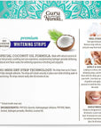 GuruNanda Teeth Whitening Strips - 16-Day Treatment with Non-Slip, Dry Strip Technology - Whitening Designed with Care for a Brighter Smile