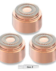 Generation 3 Replacement Heads for Flawless Finishing Touch, Double Halo Replacement Blades for Women 3 pack