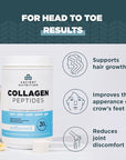 Ancient Nutrition Collagen Peptides, Collagen Peptides Powder, Unflavored Hydrolyzed Collagen, Supports Healthy Skin, Joints, Gut, Keto and Paleo Friendly, 38 Servings, 20g Collagen per Serving
