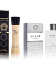 Men Cologne Set (3.4oz/100ml x 2PCS) Eau De Perfume Natural Spray Notes of Woody, Spicy, Citrus & Aromatic Long Lasting Fragrance for Daily Use (AvantI&BCIGold)