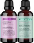 Essential Oil Set for Skin and Hair - Extra Large 100% Pure Essential Oils for Skin Hair and Nails with Premium Lavender Peppermint Tea Tree and Rosemary - Multi Use Topical Essential Oil Kit - 4 Pack