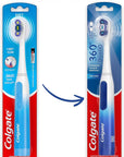 Colgate 360 Floss Tip Sonic Powered Battery Toothbrush, 2 Pack