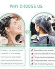 Black Hair Dye Shampoo, Hair Color Shampoo for Women Men, Covers Grays in Minutes, Champu Para Canas, Easy to Use, 16.90 Fl Oz