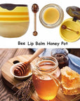 2PCS Bee Lip Balm Honey Pot, Sleeping