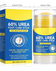 60% Urea with 2% Salicylic Acid Urea Foot Care Stick, Foot Cream Moisturizer for Dry Cracked Feet, Knees, Elbows, Hands,Moisturizes and Hydrates the Dry Skin,Callus Remover & Skin Softener -1.41oz