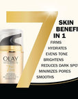 OLAY Total Effects 7-in-1 Anti-Aging Face Moisturizer with SPF 15, Fragrance-Free 1.7 oz