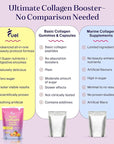 Fuel Multi Collagen Peptides Powder – 20g Hydrolyzed Collagen I, II, III, V & X for Hair, Skin, Nails & Joint Support – Better Absorption – Keto & Gluten Free, Peach Mango, 9.31oz