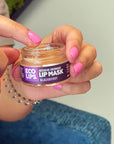 Eco Lips Vanilla Bean Lip Sugar Scrub & Blackberry Intensive Overnight Lip Repair Mask Duo - 100% Organic Lip Care Treatment - Gently Exfoliate, Polish, & Repair Dry, Flaky Lips