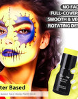 Go Ho Lemon Face Paint Stick - Water Based Washable Pastel Yellow Body Paint for Halloween Cosplay SFX Makeup