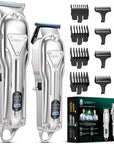 Electric Hair Clippers for Men, Cordless Clipper and Trimmer Set, Clippers for Hair Cutting Kit with Long Battery Life, Hair Grooming Trimmer for Family Kids and Self-Haircut Use