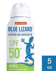 BLUE LIZARD Mineral Sunscreen Kids SPF 50+ Spray, 5 Fl Oz