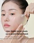 Biodance Vita Niacinamide Gel Toner Pads, Spot Correcting, Gentle Exfoliating, Evening Skin Tone, Brightening, Hydrating | 4.93 fl.oz.(140g), 60Pads