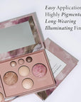 LAURA GELLER NEW YORK The Best of the Best Baked Palette - Full Size - Includes Bronzer, Blush, 2 Highlighters and 3 Eyeshadows - Travel-Friendly