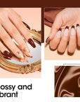 Gellen Brown Gel Nail Polish