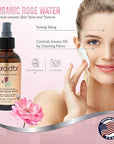 PURA D'OR Organic Rose Water Toner (4oz