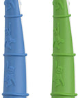 Colgate Zero Kids Toothbrush with Extra Soft Bristles and Suction Cup Holder, BPA Free - 2 Count