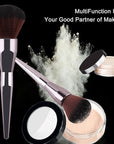Foundation Brush,Daubigny Super Large Powder Brush Flat Arched Premium Durable Kabuki Makeup Brush Perfect For Blending Liquid,Cream and Flawless Powder,Buffing, Blending,Concealer …