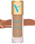 Veil Cosmetics Complexion Fix Liquid Foundation – Buildable Medium Gold) 3G