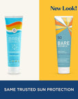 Bare Republic Clearscreen Sunscreen SPF 50 Sunblock Body Lotion, Water Resistant with an Invisible Finish, 5 Fl Oz