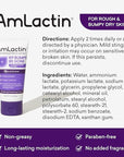 AmLactin KP Bumps Be Gone - 3 oz Keratosis Pilaris Moisturizing Cream with 15% Lactic Acid - Exfoliator and Moisturizer for Dry, Rough and Bumpy Skin, Pack of 2 (Packaging May Vary)
