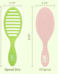 Wet Brush Speed Dry, Lime-A-Rita (Summer Quencher) - Vented Design & Soft HeatFlex Bristles Are Blow Dry Safe - Ergonomic Handle Manages Tangles - Pain-Free Hair Brush, Limited Edition