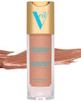 Veil Cosmetics Complexion Fix Liquid Foundation – Buildable Medium Pink)