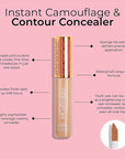 MCoBeauty Instant Concealer Camouflage & Contour, Medium, Perfecting