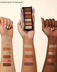 Milani Gilded Mini Eyeshadow Palette with 6 Matte & Shimmer Hues - Champagne Problems
