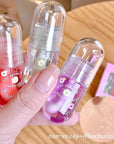 4 Pcs Lip Gloss Oil Set, Fruit Flavored Lip Gloss Set Cute Lip Jelly Hydrating Lip Make-Up for Kids and Teens, Kid Friendly, Party Gift, Non-toxic