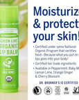 Dr. Bronners Lemon Lime Lip Balm, GR