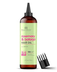 Botanic Hearth 100% Pure Rosemary Batana Oil For Hair Growth | Infused with Biotin, Jojoba & Castor Oil | Hair Oil Repairs Dry Damaged Hair, Strengthening, Healthier - Hair Tonic, 6.7 fl oz