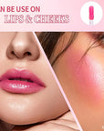 Color Changing Lip Gloss, Pink Magic Mood Lipstick Hydrating Lip Glow Oil Lip Tint Lip Inks Stain Lip Balm Not Greasy Transparent Plumping Lip Serum for Women Girls Lip Care Products