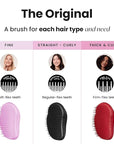 Tangle Teezer Original Detangler Brush, Dry & Wet Hairbrush for All Hair Types, Panther Black