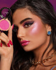 Oulac Luminisers Powdery Blusher for Cheeks Face Glow,Brighten 4.8g