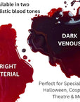 Mehron Makeup Stage Blood | Realistic For Halloween | Washable Fake Blood for Special FX, Stage & Screen, Halloween, & Cosplay (Bright Arterial)