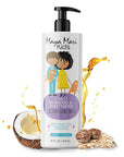 2 in 1 Natural Kids Shampoo and Conditioner, Tear Free | For Toddlers with Curly Hair | For All Kids Hair Types | Coconut & Lime Twist, Made in the USA, 32 Fl Oz
