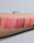 IS'MINE Matte Lip Liner Set - 12 Assorted Colors High Pigmented Natural Lip Makeup Soft Pencils Longwear Smooth Ultra Fine (Color Set -1)