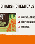Every Man Jack Cold Processed Mens Bar Soap - Hawaiian Citrus Scent - Deeply Cleans & Hydrates w/Naturally Derived Ingredients - (3 Pack)