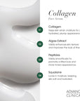 Advanced Clinicals Unscented Collagen Body Cream + Collagen Serum For Face 2PC Skincare Set | Face Serum & Body Lotion For Women & Men Helps Improve Look Of Wrinkles & Dry Skin, Fragrance Free, 2pc