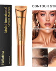 Contour Beauty Wand,Liquid Blush Wand,Face Contouring with Cushion Pink Blush