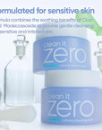 BANILA CO Clean it Zero Calming Cleansing Balm | Korean Makeup Remover for Sensitive Skin | Vegan | Cleansing Oil, Facial Cleanser Made with Centella Asiatica & Madecassoside (100ml / 3.38 fl. oz)