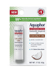 Aquaphor Naturally Inspired Lip Repair Stick with Coconut Oil and Natural Shea Butter, Hydrating Lip Balm Immediately Relieves Dryness, 0.17 Oz Stick