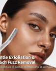 Face Razors for Women, Dermaplane Razor for Women Face, Eyebrow Razor, Facial Razors, Dermaplaning Tool, Gentle Skin Exfoliation Microblades for Sensitive Skin, Peach Fuzz Remover, 5 Count