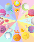 Bath Bombs for Kids with Surprise Toys Inside, 12 Pack Essential Oil SPA Bath Bombs, Bubbles Gentle and Safe Fragranced Bath Balls, Halloween Birthday Christmas Gift Set for Kids Boys Girls
