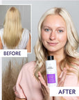 Four Reasons No Nothing Sensitive No Yellow Shampoo - Unscented Silver Shampoo for Blonde Hair | 100% Vegan | 300 ml