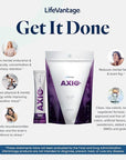 AXIO Regular Energy Drink Powder, Purple Grape, 30 Packets, Instant Energy Powder, Energy Supplement in a Drink Mix, w/B Vitamins, DMAE, L-Theanine, Quercetin, Green Tea & Pine Bark Extract